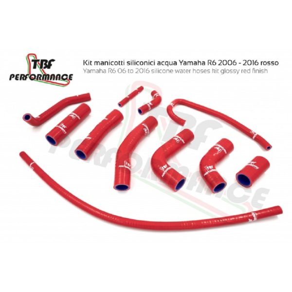 Kit de durites en silicone pour circuit de refroidissement, Yamaha R6 de 2006 à 2016 – Image 2