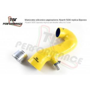Durite aspiration d'air en silicone renforcée pour Abarth 500 réplique Biposto
