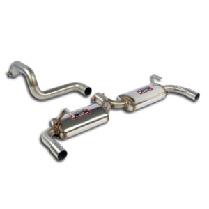 Échappement silencieux arrière duplex gauche & droite Supersprint 816004 pour Abarth 500