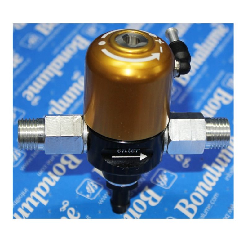 Régulateur Pression Carburant Universel 0-8 Kg/cm² Avec Manomètre - Alliage Aluminium, Réglable, Pour Voiture