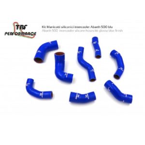 Kit de 8 durites intercooler pour Abarth 500 1.4 T-JET avec turbo IHI