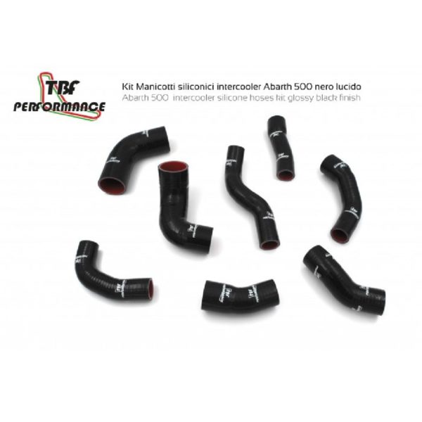 Kit de 8 durites intercooler pour Abarth 500 1.4 T-JET avec turbo IHI – Image 2