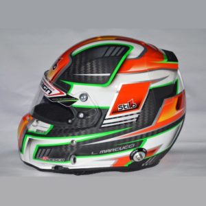 Casque pilote de karting