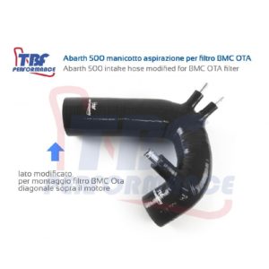 Durite aspiration turbo pour Abarth 500 avec admission BMC OTA