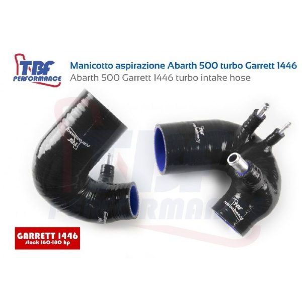Durite en silicone renforcée "TBF performance TBF008232" pour Abarth 500 T-jet & turbo Garrett 1446