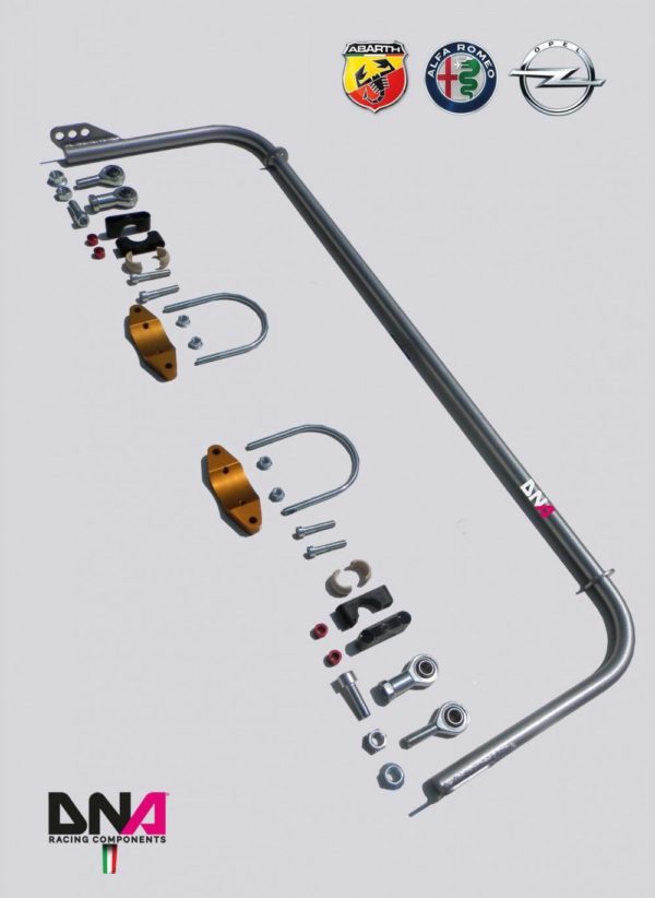 Barre anti-roulis arrière DNA Racing PC0167 pour Abarth Grande Punto, Alfa MiTo & Opel Corsa D & E – Image 2