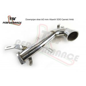 Downpipe, décatalyseur, tube Afrique "TBF Performance" pour turbo Garrett 1446