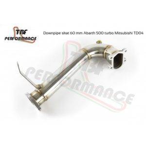 Downpipe decata pour Abarth 500 avec turbo Mitsubishi TD04