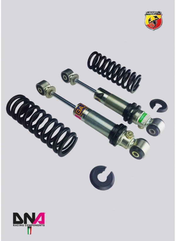 Kit d'amortisseurs GAZ-DNA  Racing PC1113 pour Abarth 500/595/695 & Fiat Panda