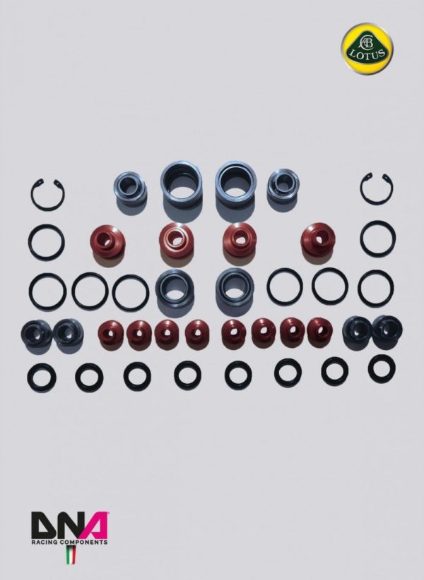 Kit uniball trapézoïdal standard DNA Racing PC0812 pour Lotus