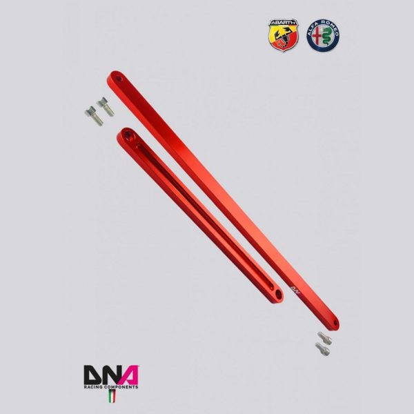 Kit 2 barres anti-rapprochements avant inférieur DNA Racing PC0101 pour Abarth, Fiat, Alfa Romeo & Opel – Image 3