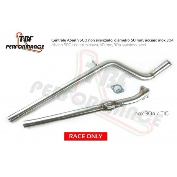 Échappement complet TBF 2.0 avec silencieux arrière pour Abarth 500/595/695 – Image 2