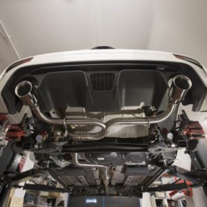 Échappement complet TBF 2.0 avec silencieux central pour Abarth 500/595/695
