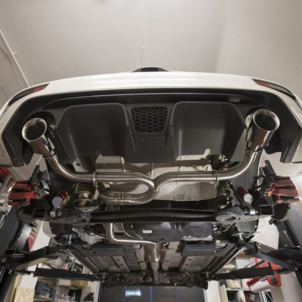 Échappement complet TBF 2.0 avec silencieux central pour Abarth 500/595/695