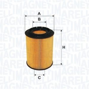 Filtre à huile Magneti Marelli 71760871 pour Abarth 500 / 595 / 695, 124 Spider & Grande Punto