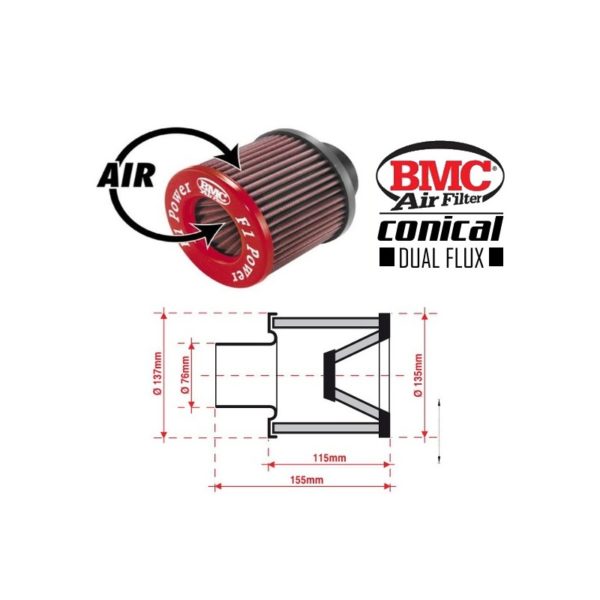 Filtre à air haute performance BMC FM369/08 pour Honda TRX 400  (99-09) – Image 2