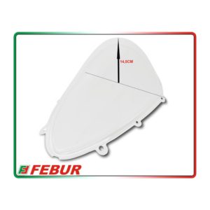 Bulle en plexiglas transparent Febur avec relief pour Aprilia RSV4 (2015-2019)