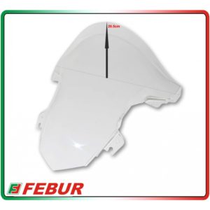 Bulle en plexiglas transparent Febur avec relief BMW S1000RR 2015/18