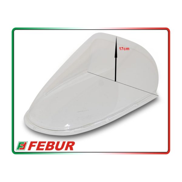 Bulle en plexiglas transparent Febur avec relief Ducati 748 916 996 998