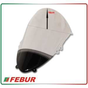 Bulle en plexiglas transparent Febur avec relief Ducati 899 1199 Panigale 2012-2015