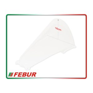 Bulle en plexiglas transparent Febur avec relief Ducati Panettone V4/V4S 2018-2019
