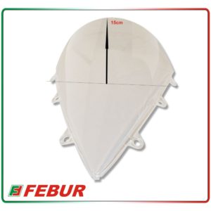 Bulle en plexiglas transparent Febur avec relief Honda CBR 1000 RR 2012-2016