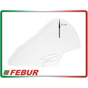 Bulle en plexiglas transparent Febur avec relief Kawasaki Ninja 400 2018-2019