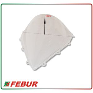 Bulle en plexiglas transparent Febur avec relief MV Agusta F3 675 / 800 (2012-2019)