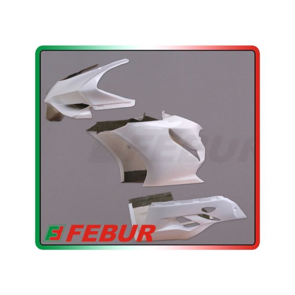 Carénage avant Fébur en fibre de verre Ducati 899 1199 Panigale Racing 2012-2015