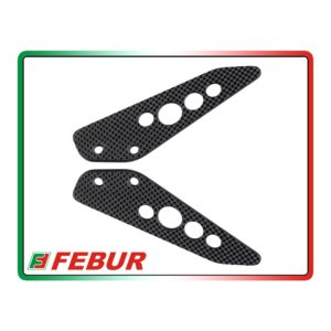 Cache repose pied passager carbone Fébur Ducati Multistrada 1000 1100 2003-2009