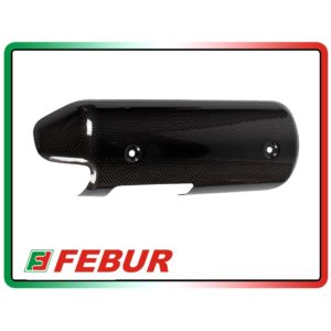 Pare-chaleur d’échappement en carbone Febur pour Ducati Monster S2R, S4R & S4RS (2003-2008)