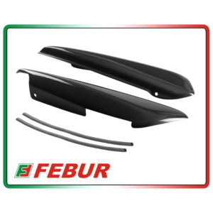 Paire de carénages latéraux carbone Fébur Ducati Monster S2R S4R S4RS 2003-2008