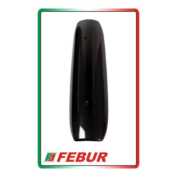 Pare-chaleur d’échappement carbone Fébur pour Yamaha T-Max 500 / 530 2007-2016