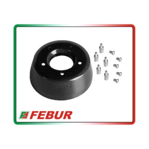 Embout d'échappement carbone Fébur Yamaha T-Max 500 2007-2011
