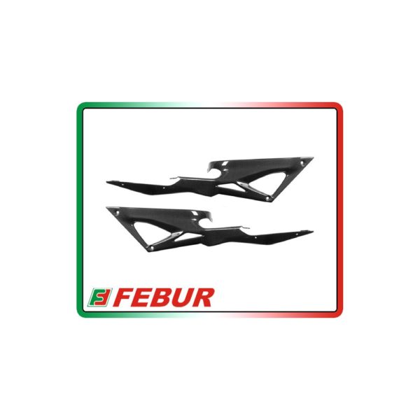 paire de panneaux latéraux sous le réservoir carbone Ducati 848 1098 1198 2007-2013