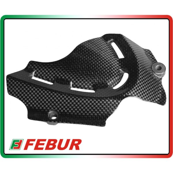Couvercle de pignon carbone Fébur Ducati Monster 696 796 1100 (2008-2014)