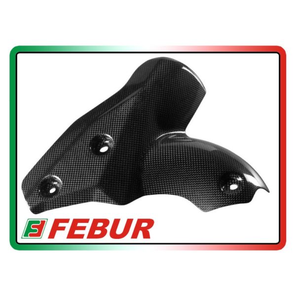 Protection d'échappement carbone Fébur Ducati Streetfighter 848 1100 (2008-2015)