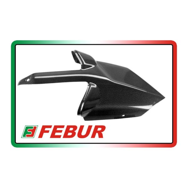 Bouclier thermique d'échappement en carbone Febur pour Ducati Multistrada (2010-2014)