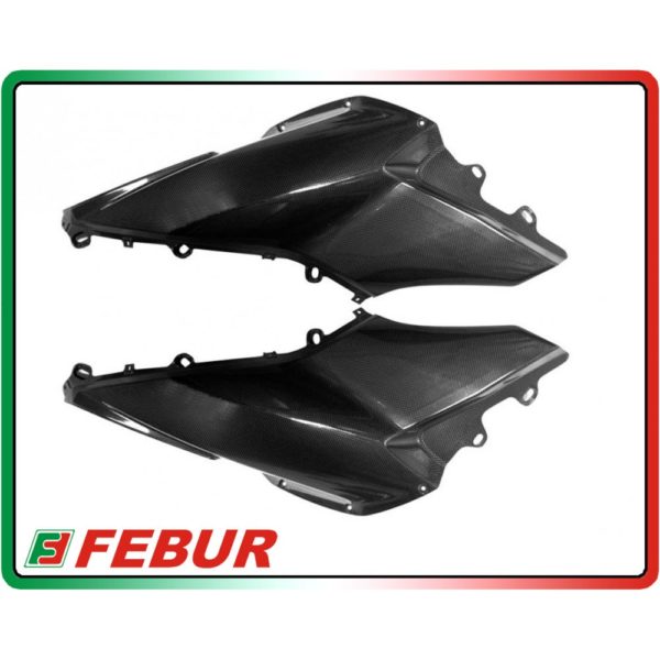 Paire de cache réservoir carbone Fébur Ducati Multistrada 1200 (2010-2014)