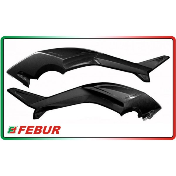 Paire de cache latéraux carbone Fébur Yamaha T-Max 530 (2012-2016)