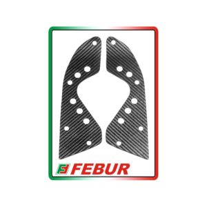 Paire de repose pied carbone fébur résistant aux rayures Yamaha T-Max 500 (2008-2011)