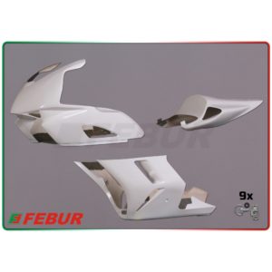 Carénage complet Fébur en fibre de verre Honda CBR 1000 RR 2004-2005