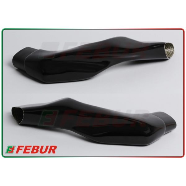 Paire de canaux d’air en fibre de verre Fébur Suzuki GSX-R 600 750 2008-2010