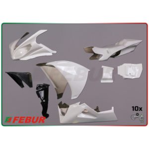 Carénage complet Fébur en fibre de verre Yamaha R6 2008-2016