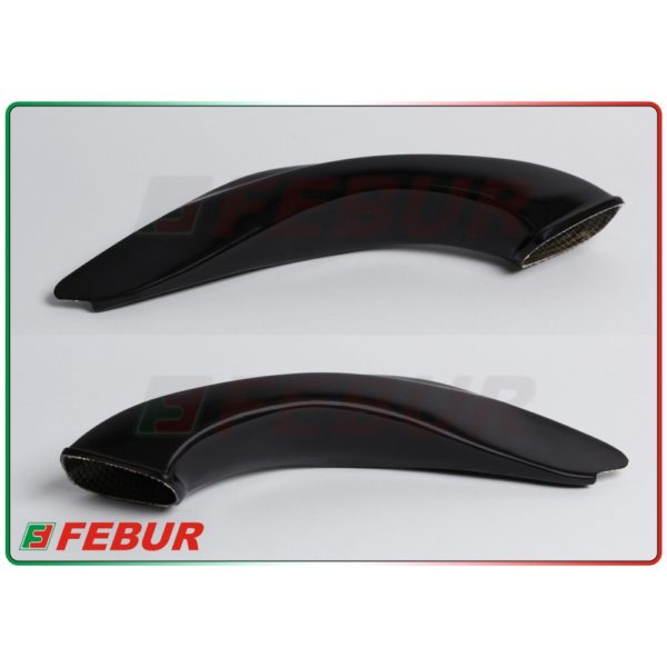 Paire de canaux d’air en fibre de verre Fébur MV Agusta F4 1000 2010-2019