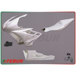 Carénage complet Fébur en fibre de verre Triumph Daytona 675 2013-2019