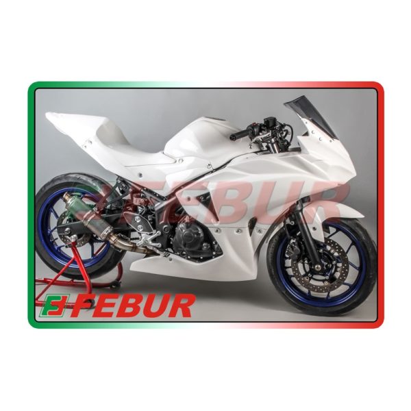 Carénage complet Fébur en fibre de verre Yamaha R3 2015-2018