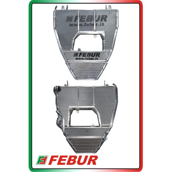 Radiateur d’eau & huile gros volume Racing Ducati 899 1199 1299 Panigale (2012-2018)