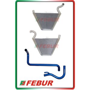 Radiateur Stock Febur supplémentaire pour Kawasaki ZX-6R 600 (2007-2008)