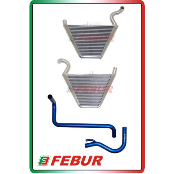 Radiateur Stock Febur supplémentaire pour Kawasaki ZX-6R 600 (2007-2008)
